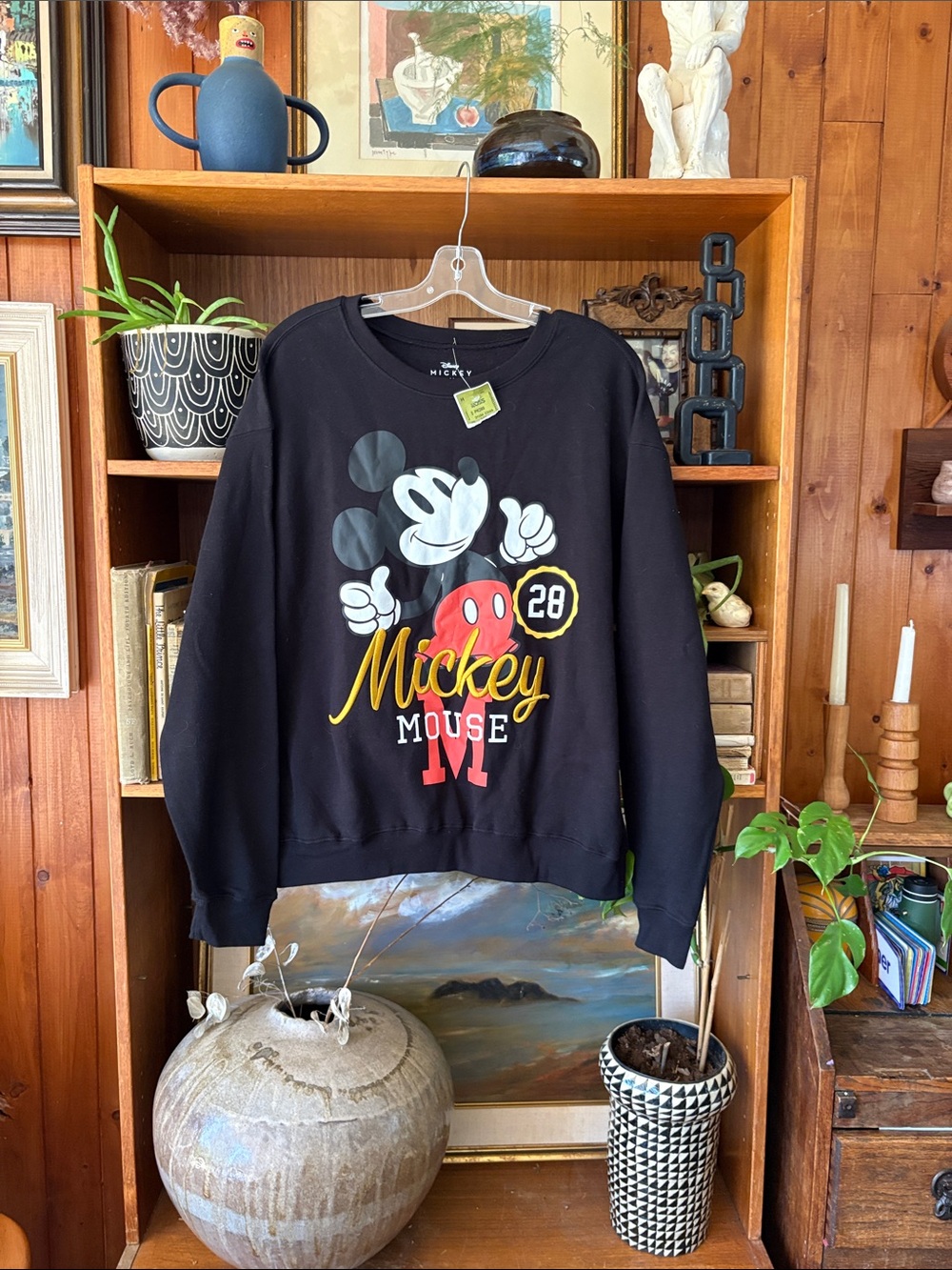 Mickey Mouse Crew Neck Sweater XL NWT